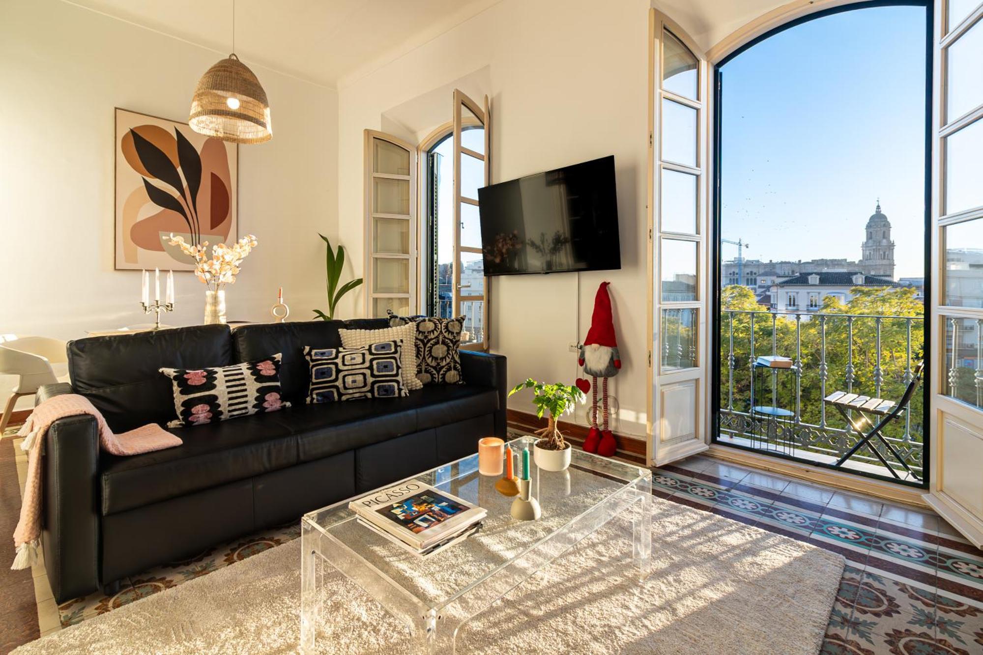 Malaga Center Flat Balcony At Picasso'S Home Exterior foto